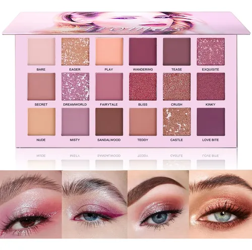 Paleta Sombras Mixta Uncabe Aromas Tendencia Importada