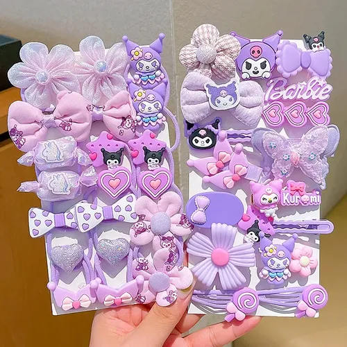 Bonitos Accesorios Para El Cabello Kuromi Para Niñas, Lindas