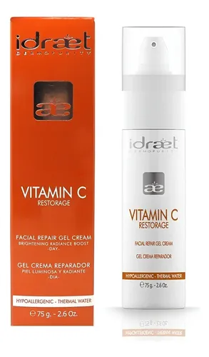 Crema Gel Reparador Vitamina C Revitaliza Dia 75gr Idraet