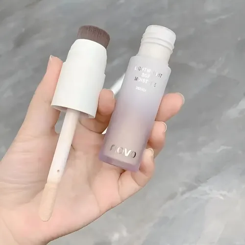 Base De Maquillaje Novo Liviana Con Brocha 8g