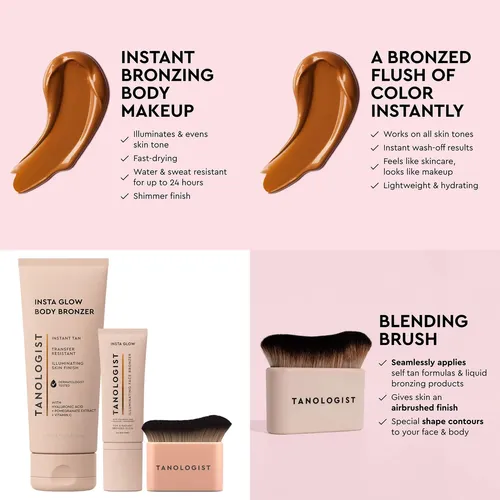 Set De Loción Autobronceadora Tanologist + Pincel