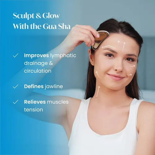 Herramienta Facial Gua Sha De Acero Inoxidable Plantifique