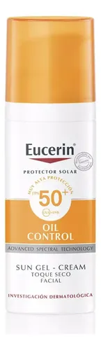 Eucerin Protector Solar Gel Creme Oil Control 50+ Toque Seco