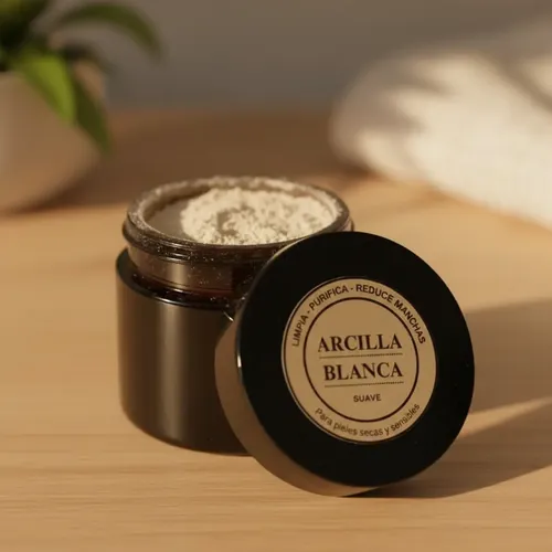 Mascarilla Suave Arcilla Blanca 40g Vegana Natural