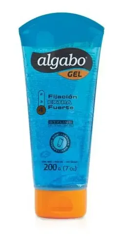 Algabo – Gel Capilar – Azul – Fij Fuerte – Pomo – 200 Grs