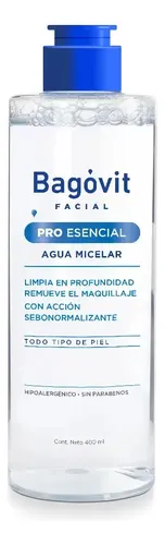 Bagovit Facial Pro Esencial Agua Micelar Desmaquillante 400m