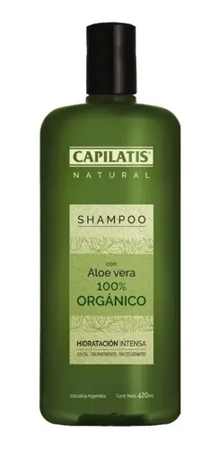 Nuevo Capilatis Shampoo Organico Con Aloe Vera X 420 Ml