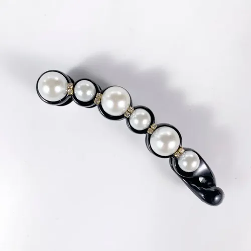 Pinzas Para Cola De Caballo Con Forma De Perla, Juego De .