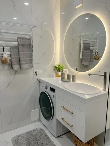 Espejo 70cm Circular Luz Led Baño Retroiluminado
