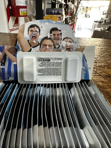 Kit Maquillaje Argentina Mundial Futbol Celeste Y Blanco