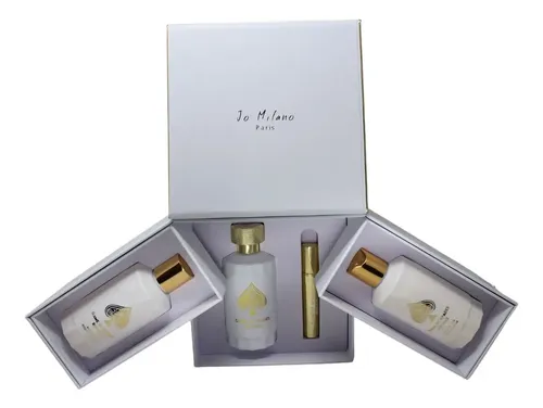 Perfume Jo Milano Set Royale Game Of Spades Floral Dama 4 Piezas 100ml