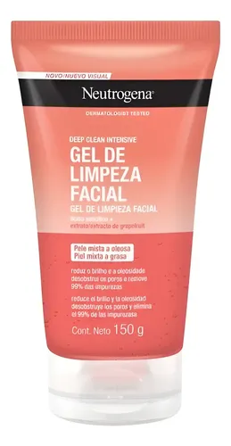 Gel De Limpeza Neutrogena Deep Clean Grapefruit 150 Gr.