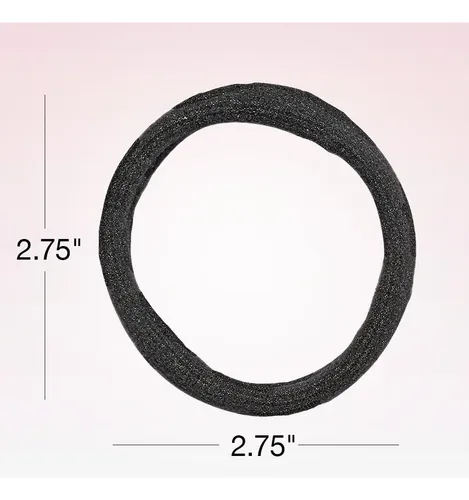 Cintas Para El Pelo Conair Scunci Soft De Nailon Negro, Paqu