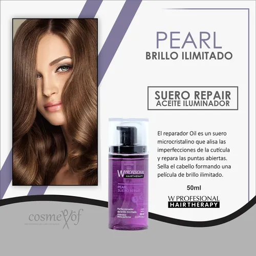 Reparador De Puntas Pearl Suero Repair 50ml W Hair Therapy