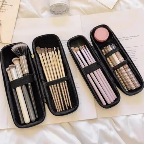 Travel Brush Bag Travel Makeup Brush Organizer Case With L 3tt407696-l