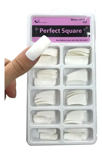 Tips Para Uñas Super X 100 Blanco Natura Transparente U35