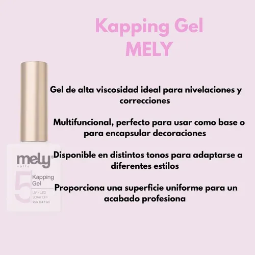 Kit Kapping Nivelador Gel Uv/led Mely Primer Base Top 12ml