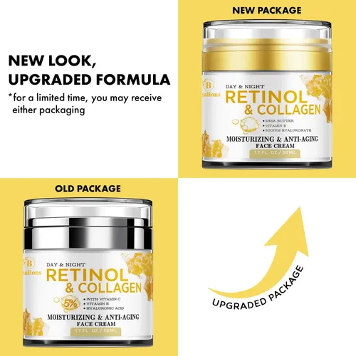 \nn Crema Facial Con Retinol Para Rostro Y Cuello,