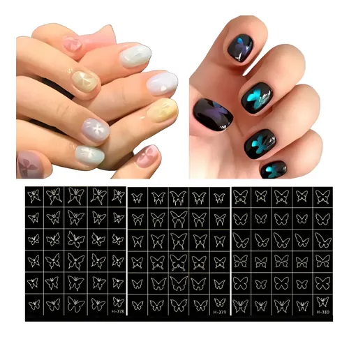 As Sticker For Difuminar En Uñas Pack De 6 Planillas As