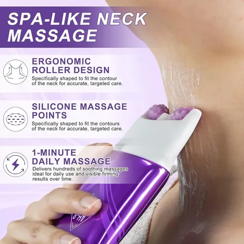 Crema Reafirmante Para El Cuello Ah-8 Con Rodillo