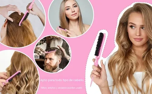 A Cepillo Pulidor Para Cabello Negro