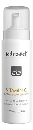Idraet Vitamin C Micelar Foam Cleanser Espuma Limpieza 500ml