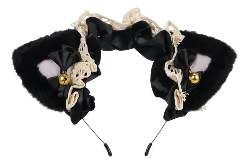 Diadema Con Adorno De Pelo Con Orejas De Gato