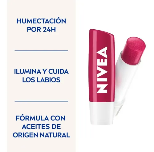 Nivea Protector Labial Cherry Shine Bálsamo Humectante