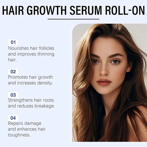 Rollo De Sérum De Aceite Capilar Wild Nourish, Sérum Para El