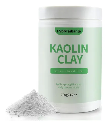 Polvo De Arcilla De Caolín Blanco Fsbbtaibanle 32 Oz Para