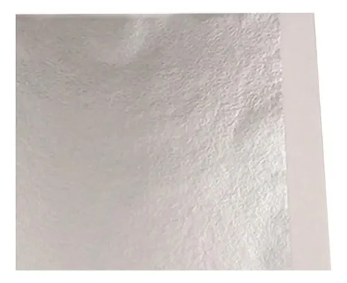 100x Hojas Doradas Adorno Bolsa De Regalo Relleno Plata