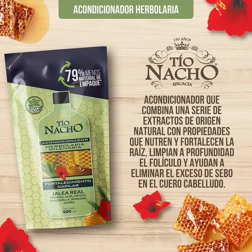 Tio Nacho Doy Pack Acondicionador Herbolaria Milenaria 400ml