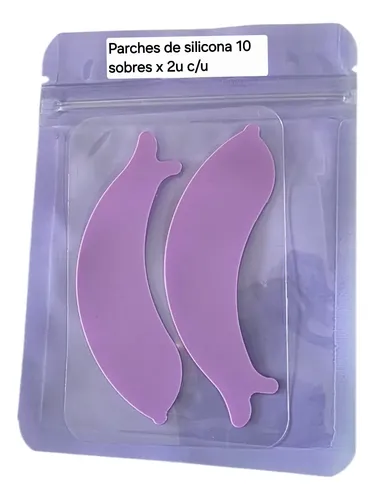 Set De Insumos Para Extensiones De Pestañas Color Lila.