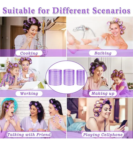 Set De Rizadores De Cabello, Rulos, Tamaños De Herramientas,