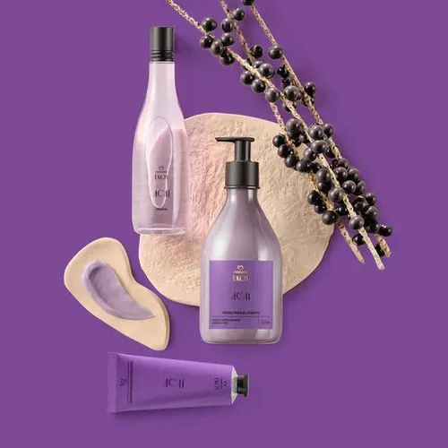 Kit Açaí X3 Frescor+crema Corp+crema Para Manos Natura Ekos