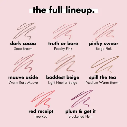 Elf Lip Liner Cream Glide Pinky Swear