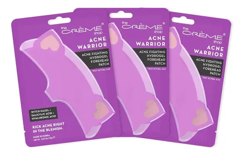 Parche Para La Frente Crème Shop Acne Warrior, 6 G, Paquete