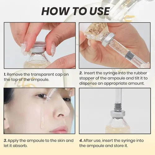 Ampolla Facial De Péptidos De Seda Reafirmante