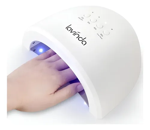 Lámpara Uv Led Lavinda X3 48w Para Uñas, Secado Rápido