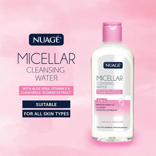 Agua Micelar Aloe Vera Y Vitamina E  Limpiador Vegano