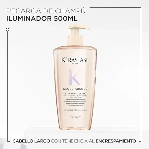Shampoo Gloss Absolu Bain Hydra Glaze 500ml Kérastase
