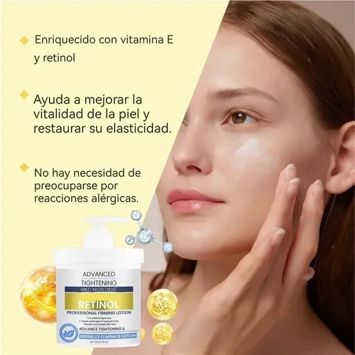 Loción Corporal Con Retinol Y Humectante Facial 50g 2pc