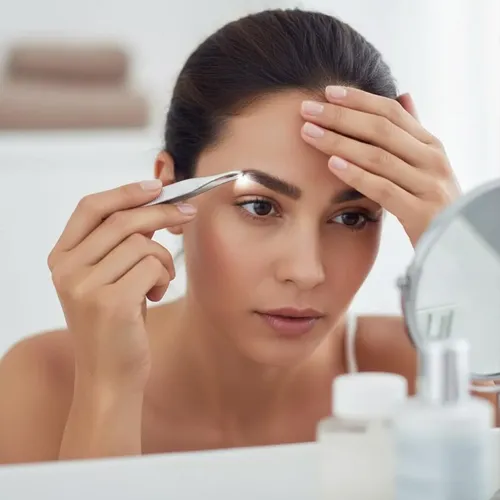 Lijx Pinzas Y Alicates For Cejas Portátiles De Acero