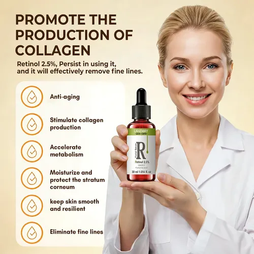 2.5% Retinol Serum Reduces Lines Firms Moisturizes 30ml