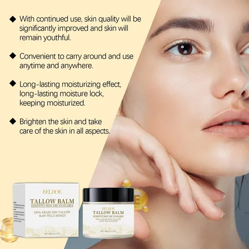 Crema Hidratante Para Rostro Y Cuerpo De Sebo Eelhoe