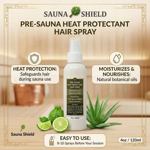 Spray Para Cabello Sauna Shield Protector Térmico Pre-sauna