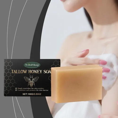 Jabón De Sebo Woodsleep  Barra Limpiadora Suave Para Rostro