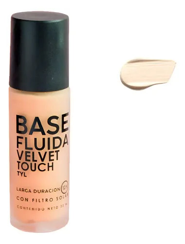 Base Fluida Con Filtro Solar Velvet Touch Thelma Y Louise Tono Tono Claro