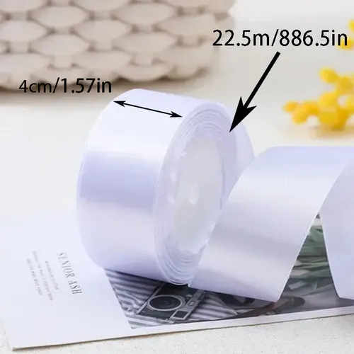 20 Rollos De Liston Decorativa De 4 Cm De Ancho, Largo 45 Ze