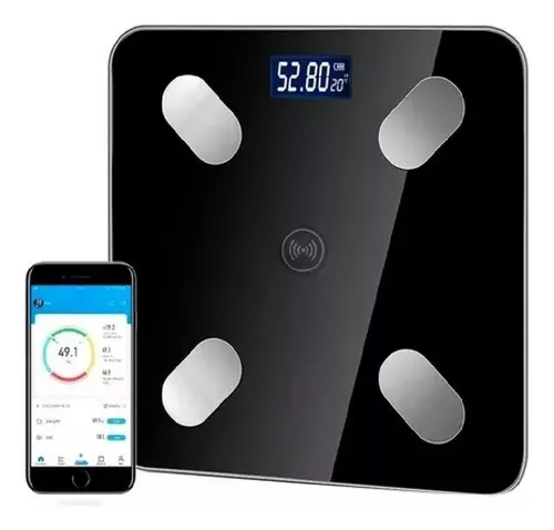 Balanza De Baño Digital 180kg Bluetooth Smart Cuerpo Vidrio